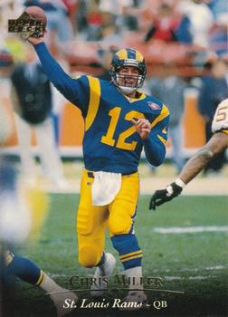 Chris Miller St. Louis Rams 1995 Upper Deck NFL #127